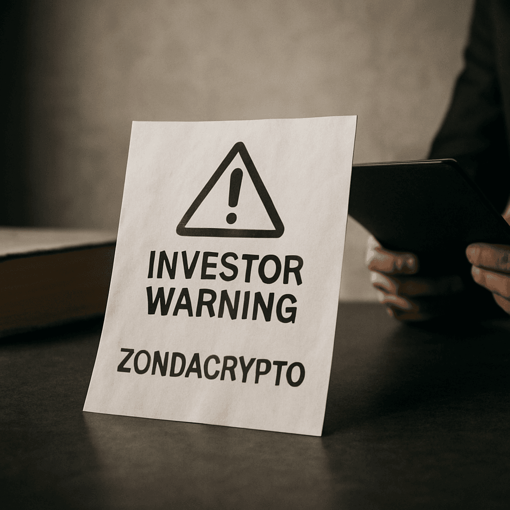 zondacrypto Estonia warning