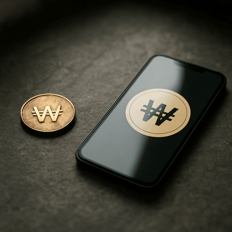stablecoin won coreano