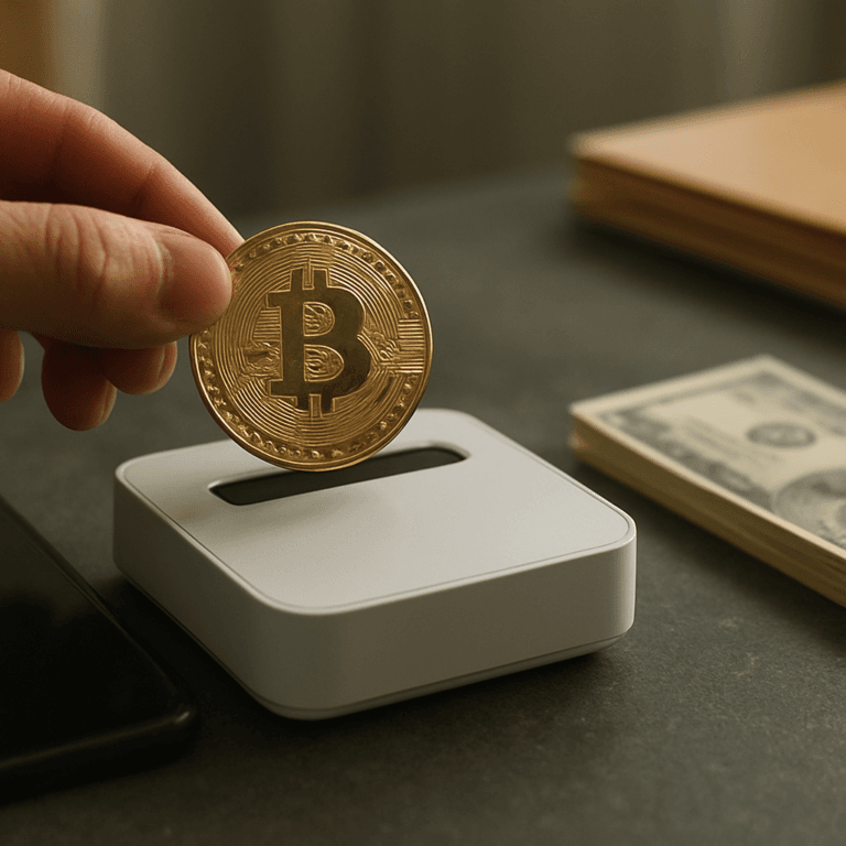 infraestructura de depósitos cripto