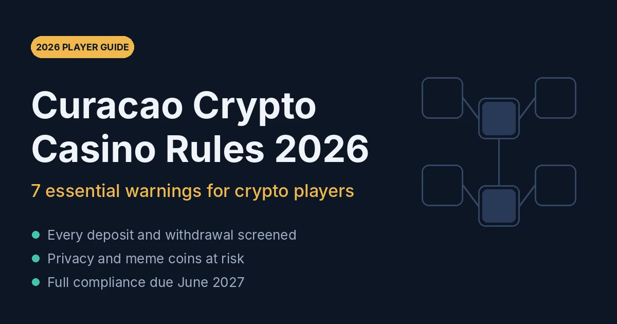 Curacao crypto casino rules 2026 explained for players